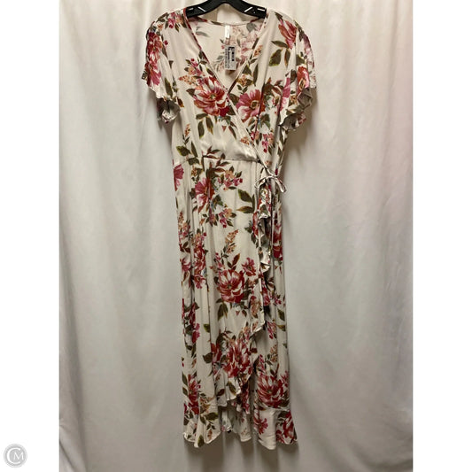 Dress Casual Maxi By Xhilaration In White, Size: L