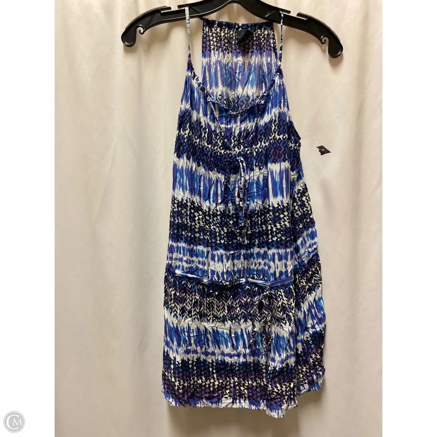 Top Sleeveless By Faded Glory In Blue, Size: M