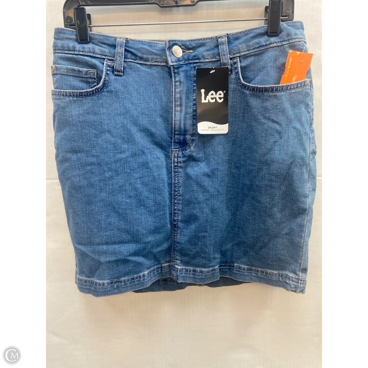 Skort By Lee In Blue Denim, Size: 8