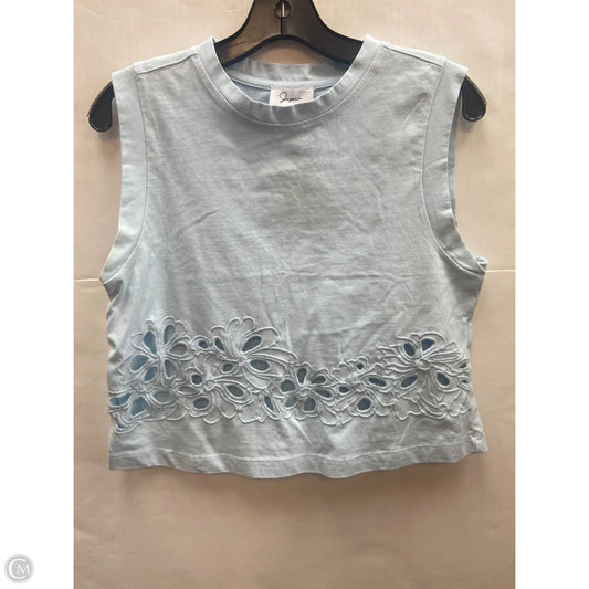 Top Sleeveless By Japna In Blue, Size: M