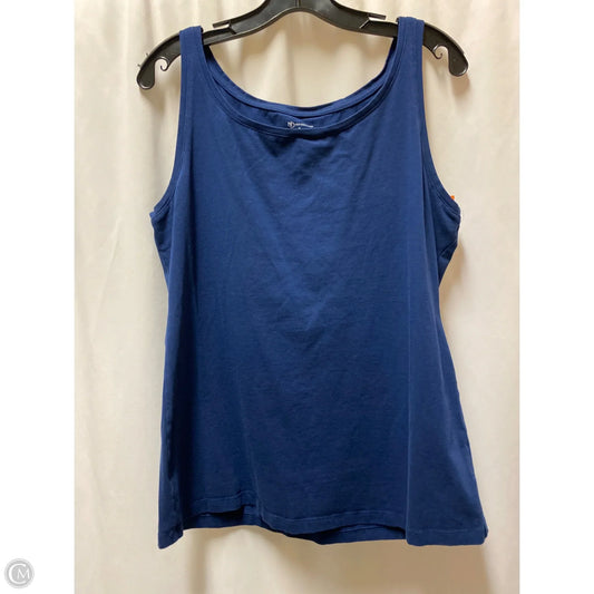 Tank Top By New Directions In Blue, Size: Xl