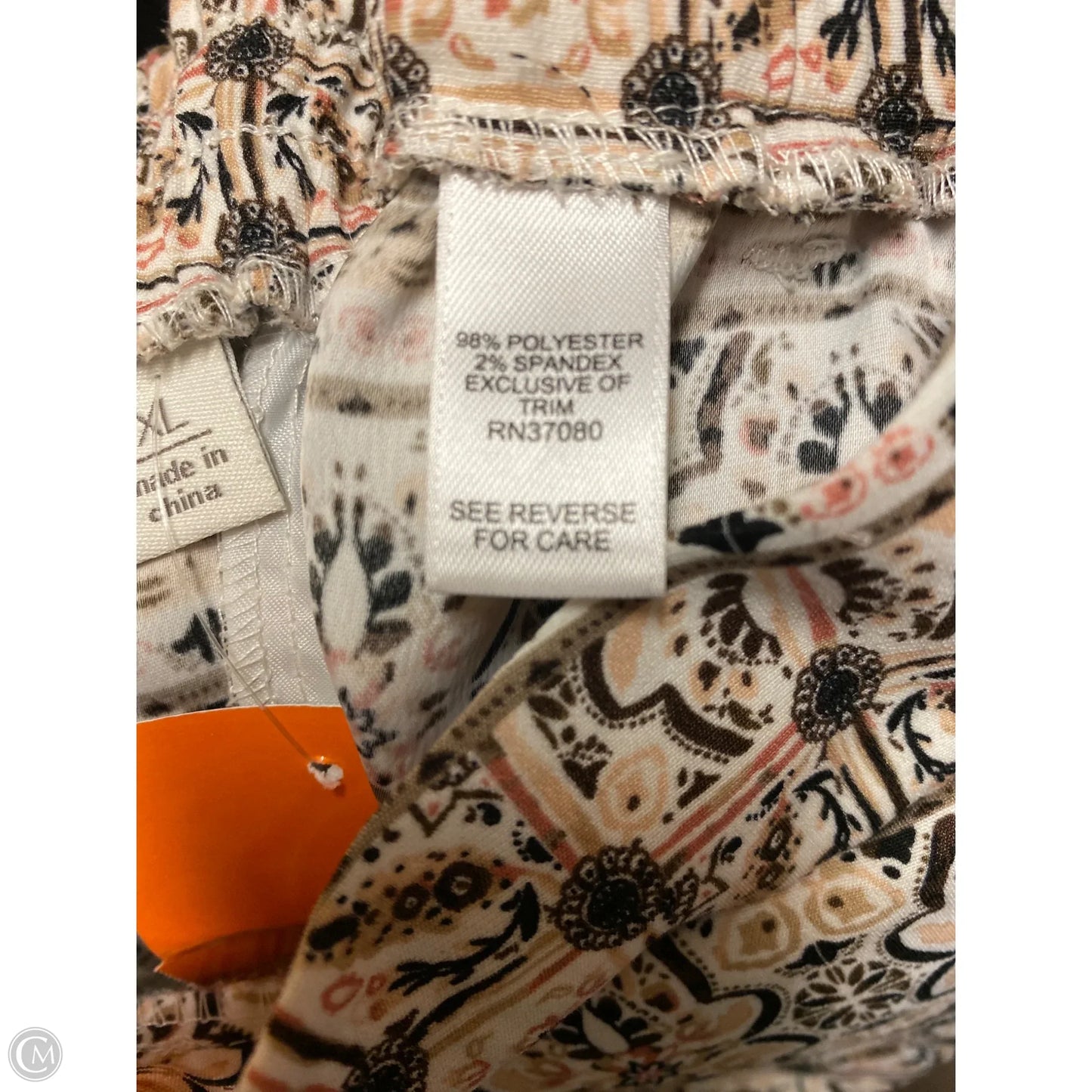 Shorts By Cato In Peach, Size: 16