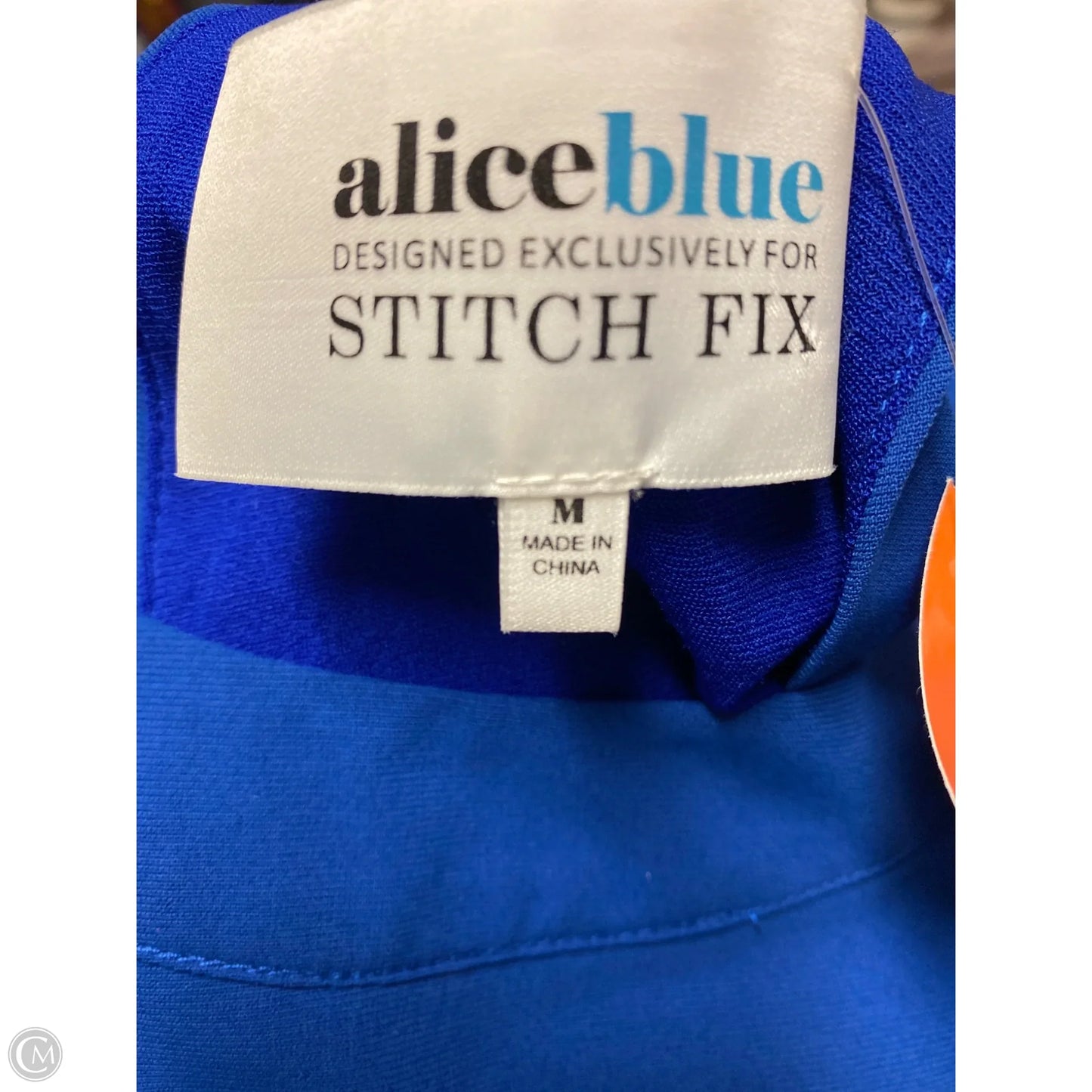 Top Sleeveless By Alice Blue In Blue, Size: M