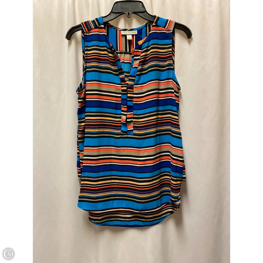 Top Sleeveless By Dana Buchman In Blue, Size: S