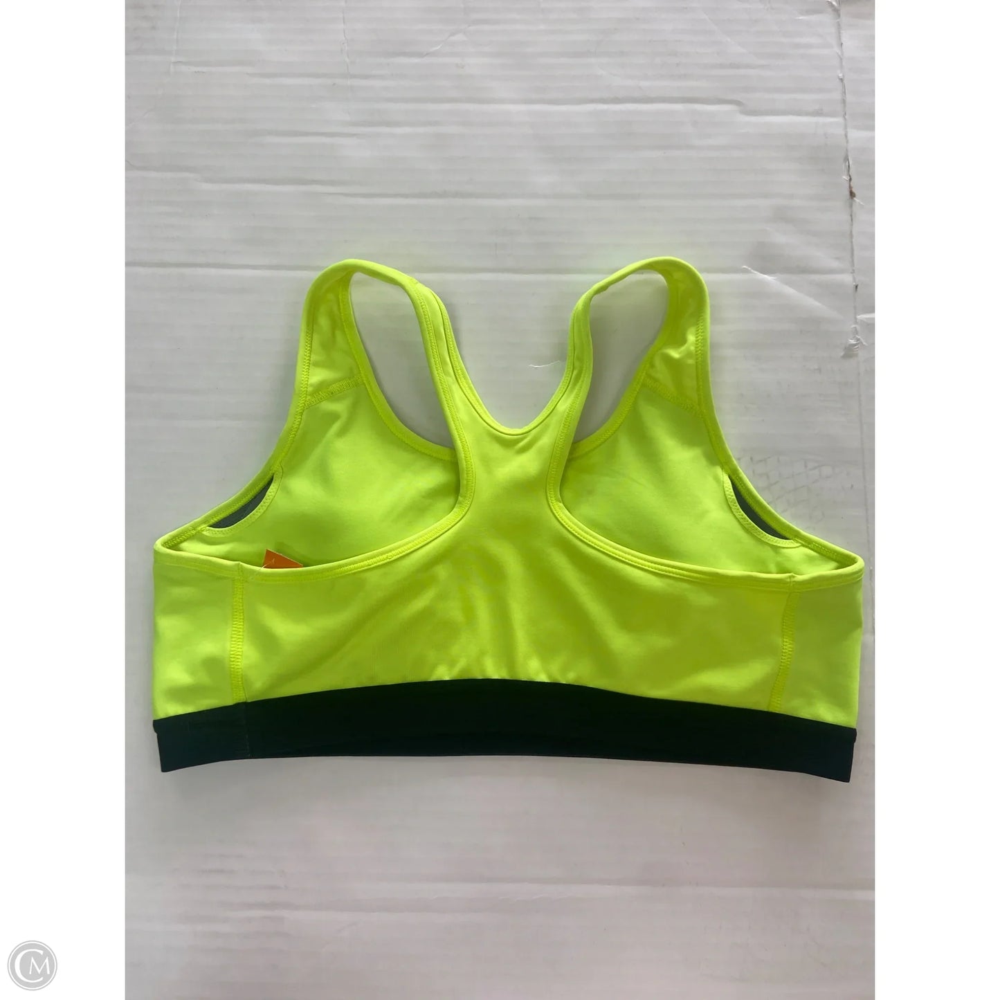 Athletic Bra By Nike In Yellow, Size: Xl