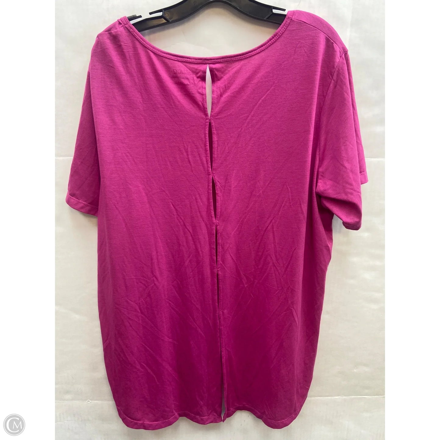 Athletic Top Short Sleeve By Bcg In Pink, Size: 2x