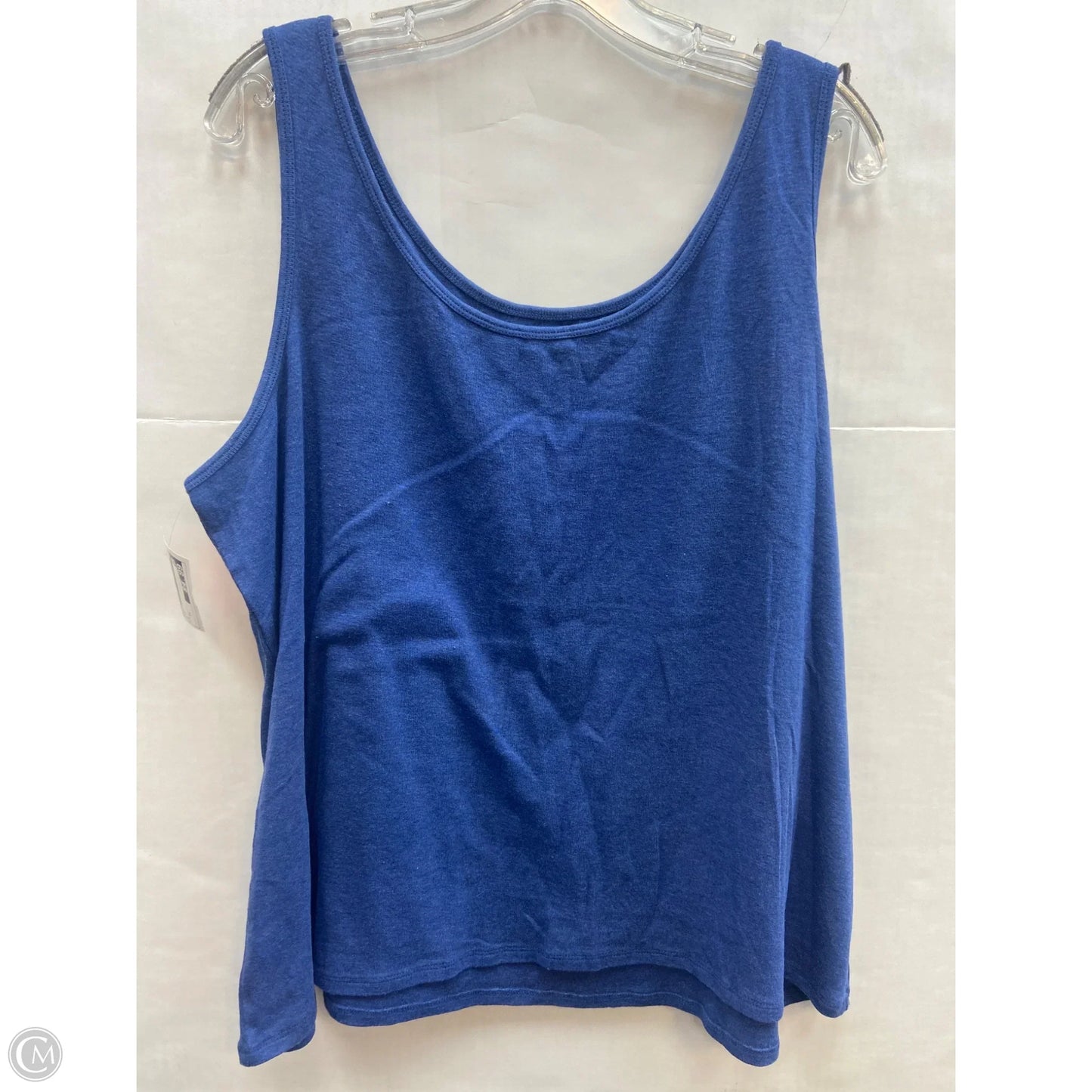 Tank Top By Cato In Blue, Size: 3x