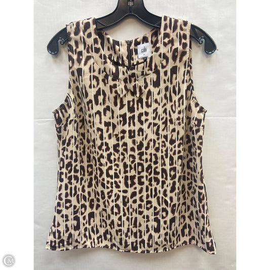 Top Sleeveless By Cabi In Cream, Size: S