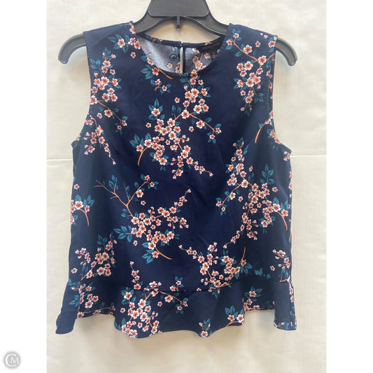 Tank Top By Banana Republic In Navy, Size: S