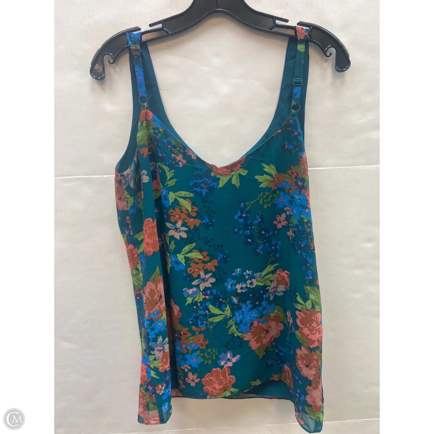 Tank Top By Cabi In Green, Size: S