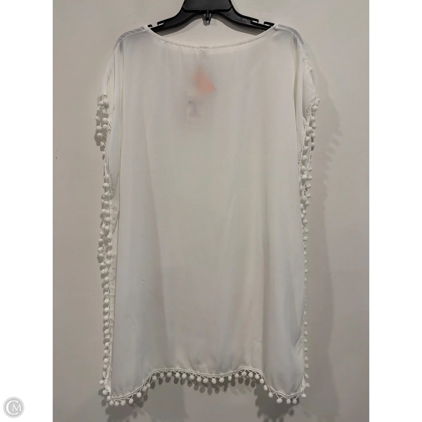 Swimwear Cover-up By Clothes Mentor In White, Size: Osfm
