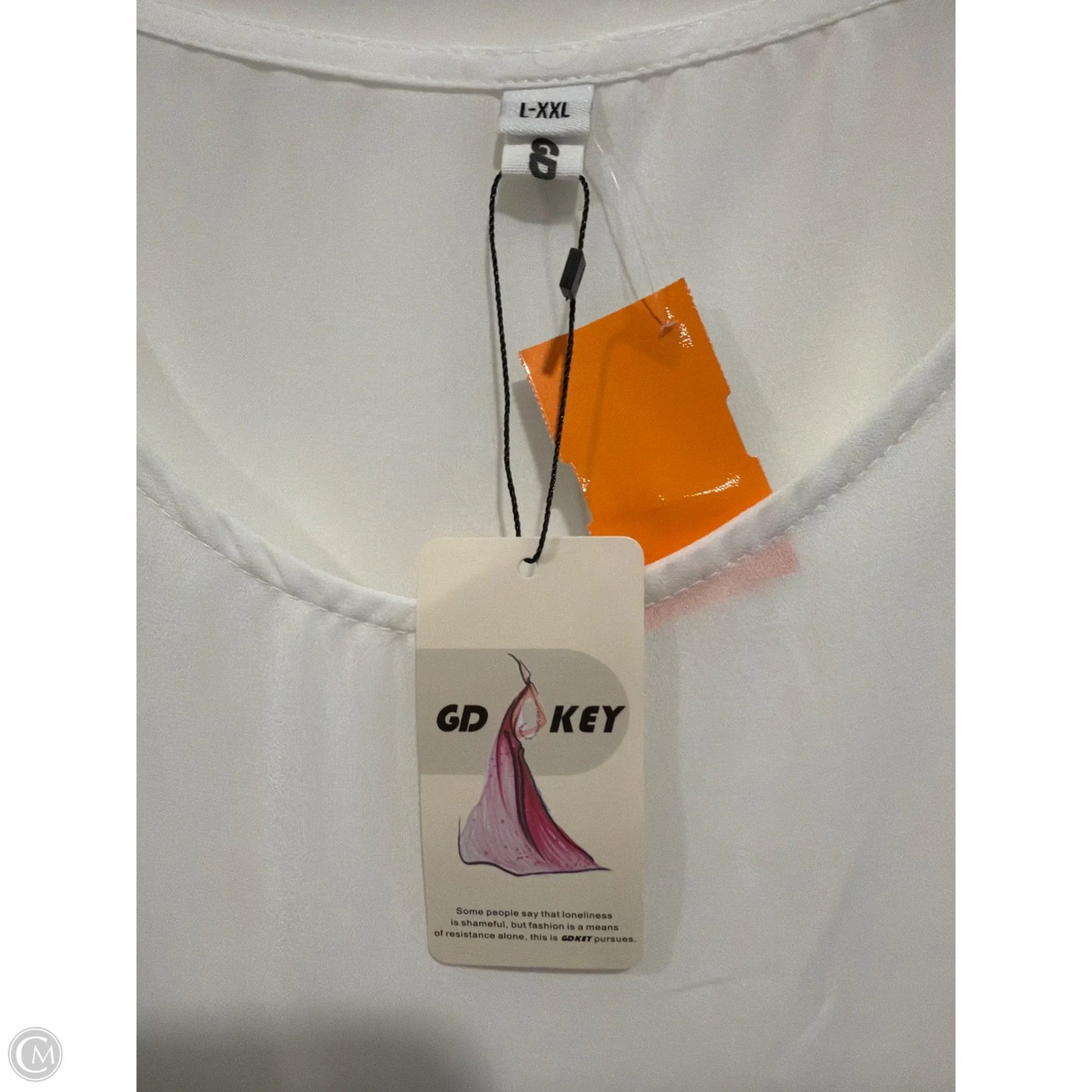 Swimwear Cover-up By Clothes Mentor In White, Size: Osfm