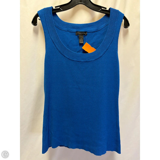 Top Sleeveless By International Concepts In Blue, Size: Xl