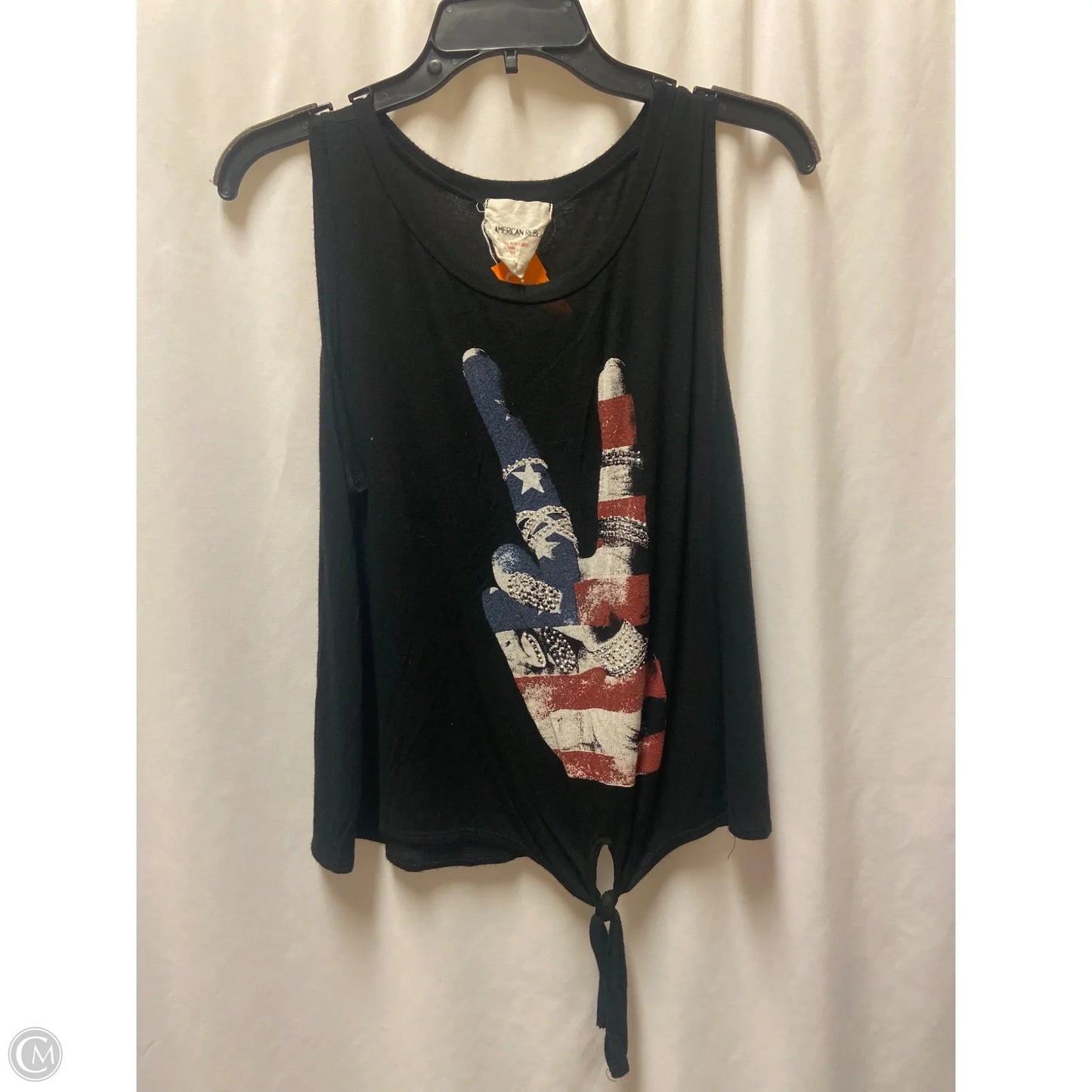 Top Sleeveless By Clothes Mentor In Black, Size: L