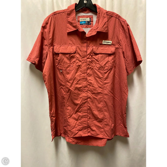 Top Short Sleeve By Magellan In Pink, Size: Xxl
