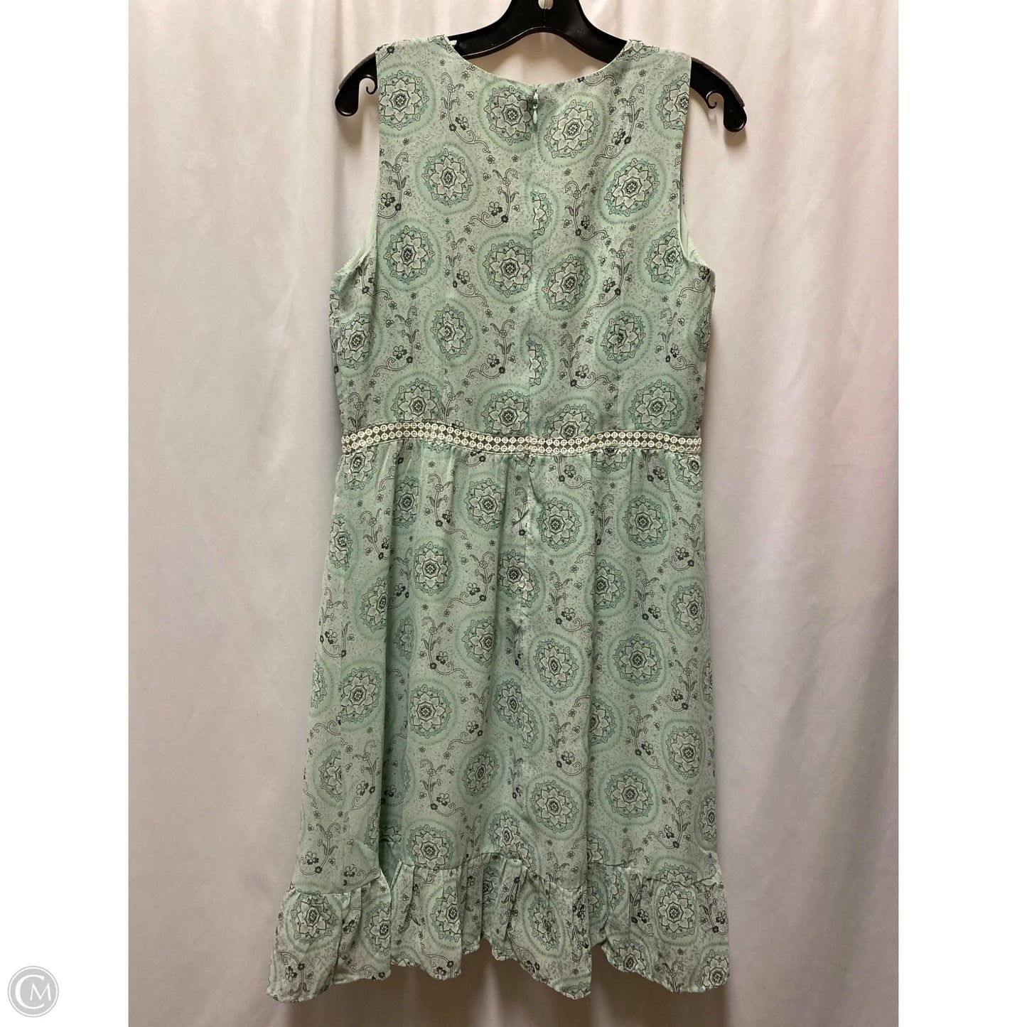 Dress Casual Midi By Loft In Green, Size: M