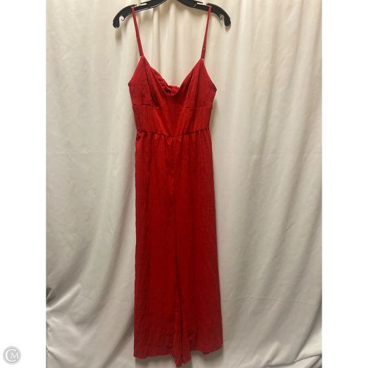 Jumpsuit By Shein In Red, Size: Xl