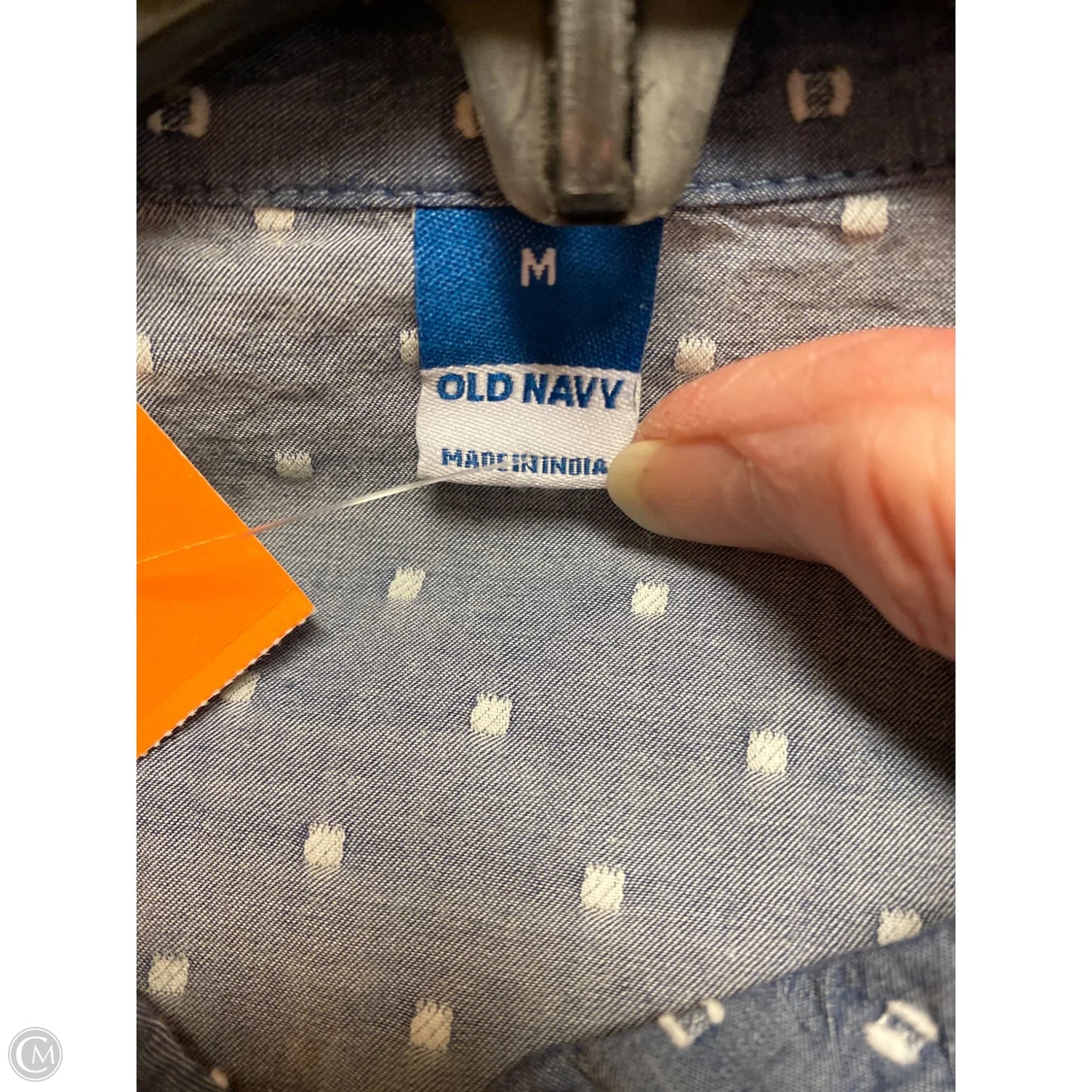 Top Long Sleeve By Old Navy In Blue, Size: M