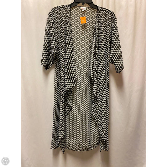 Swimwear Cover-up By Lularoe In Black & White, Size: S
