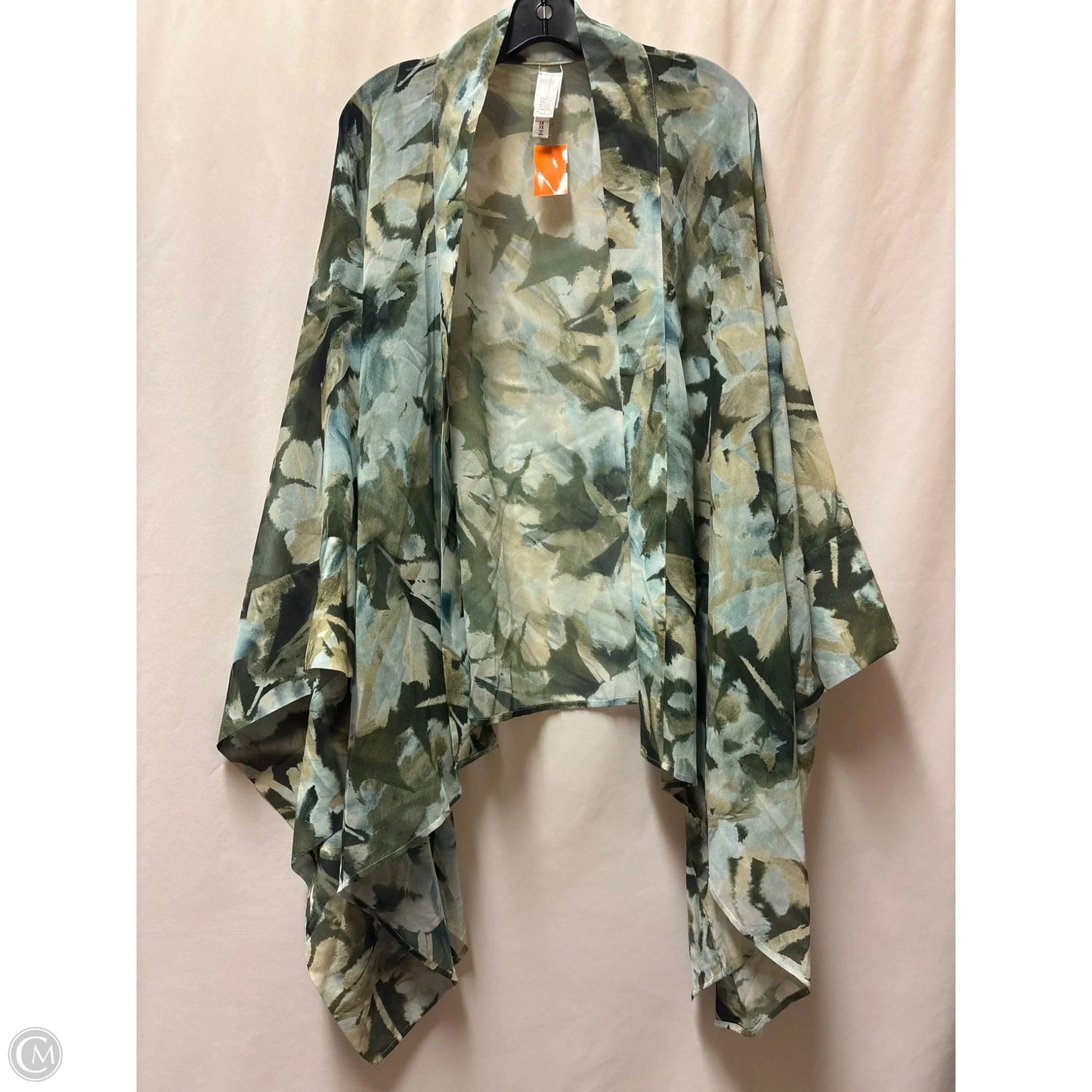 Swimwear Cover-up By Clothes Mentor In Green, Size: 3x