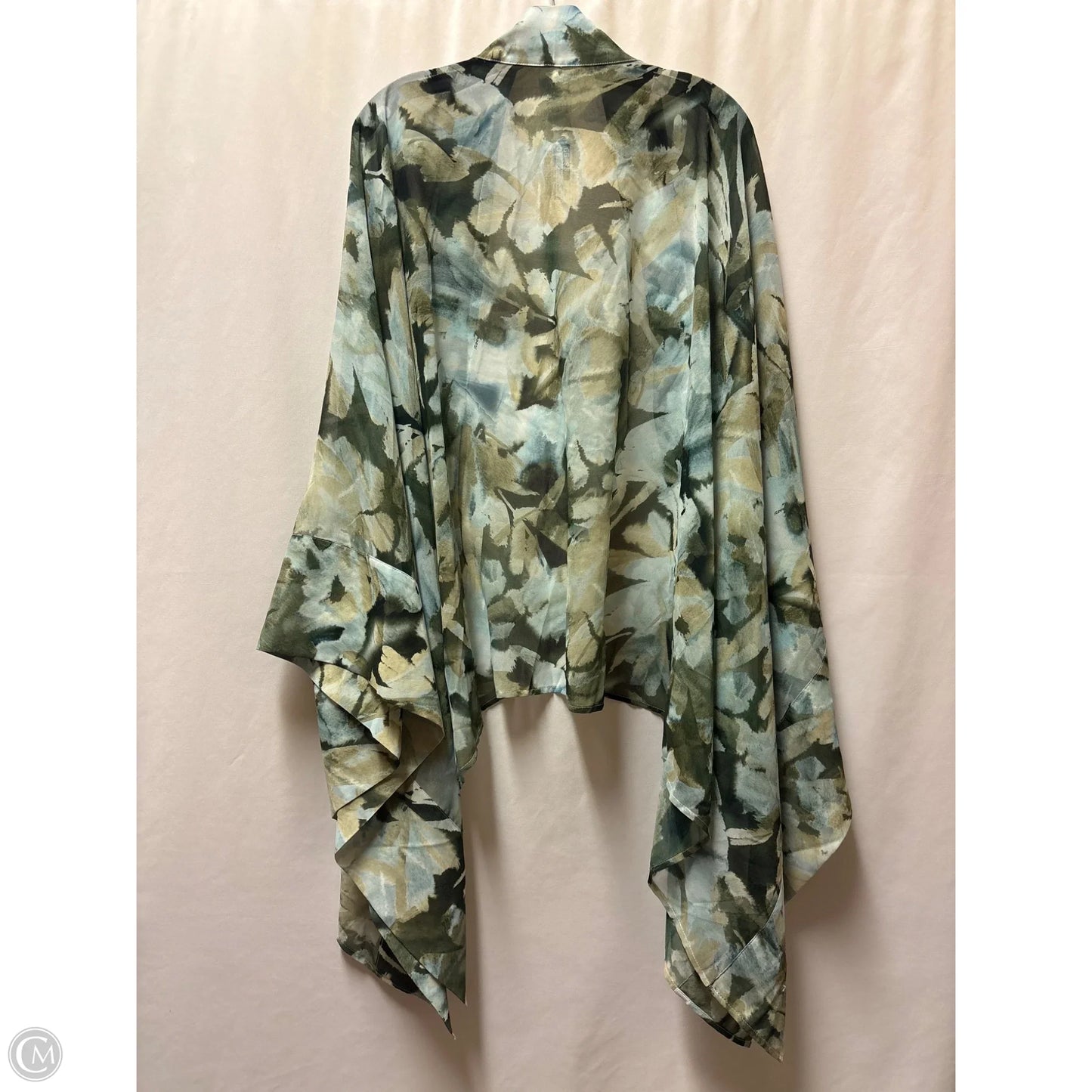 Swimwear Cover-up By Clothes Mentor In Green, Size: 3x
