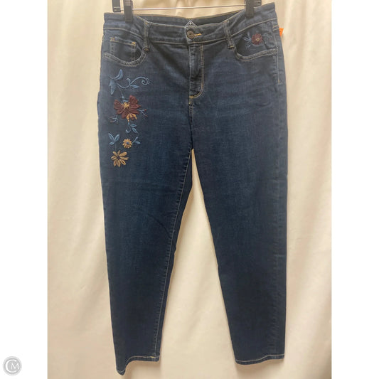 Jeans Straight By St Johns Bay In Blue Denim, Size: 8