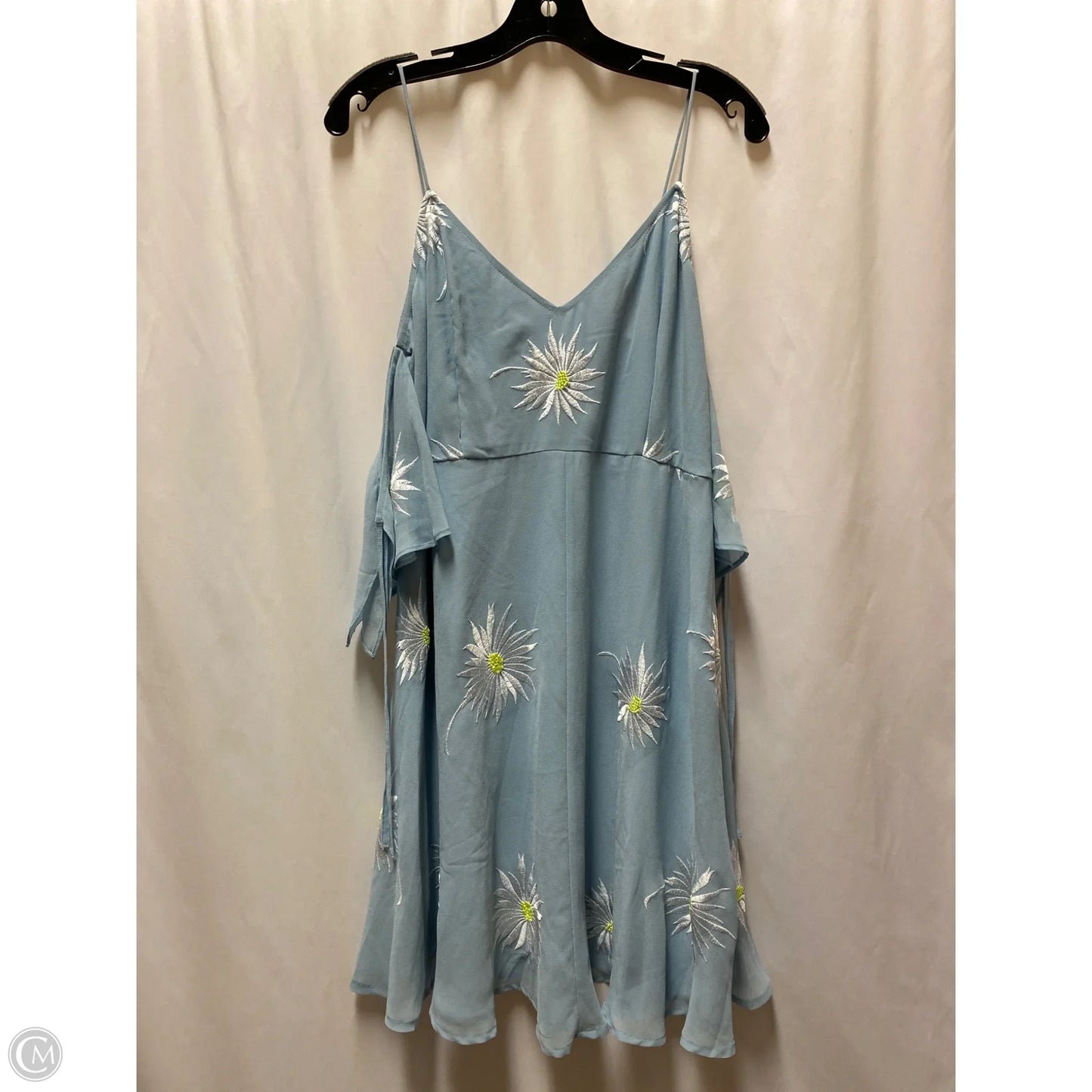 Dress Casual Midi By Asos In Blue, Size: L