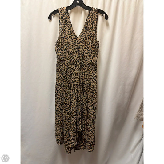 Dress Casual Midi By Beachlunchlounge In Animal Print, Size: Xs