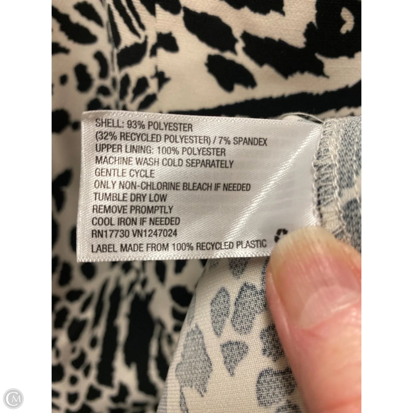 Dress Casual Midi By Clothes Mentor In Animal Print, Size: L