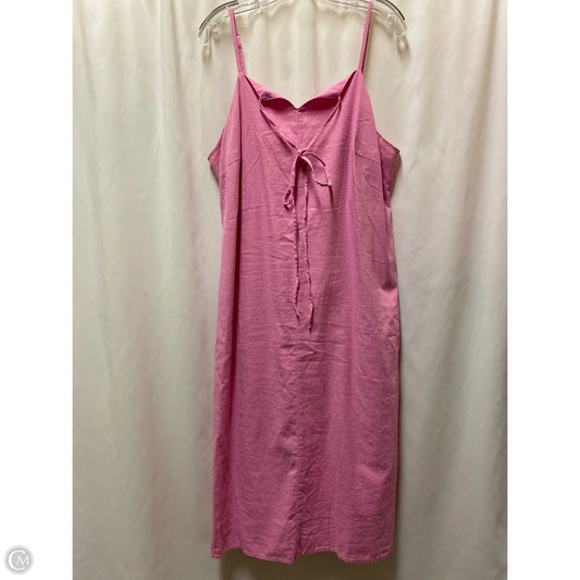 Dress Casual Maxi By Universal Thread In Pink, Size: Xxl