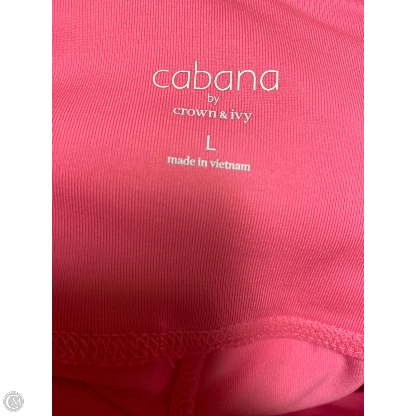 Athletic Leggings By Crown And Ivy In Pink, Size: L