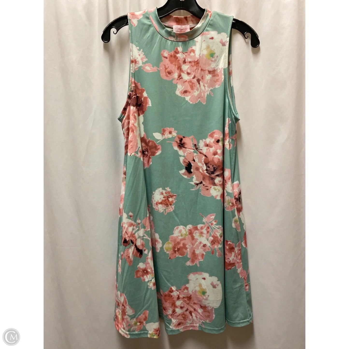 Dress Casual Short By Pink Lily In Green, Size: S