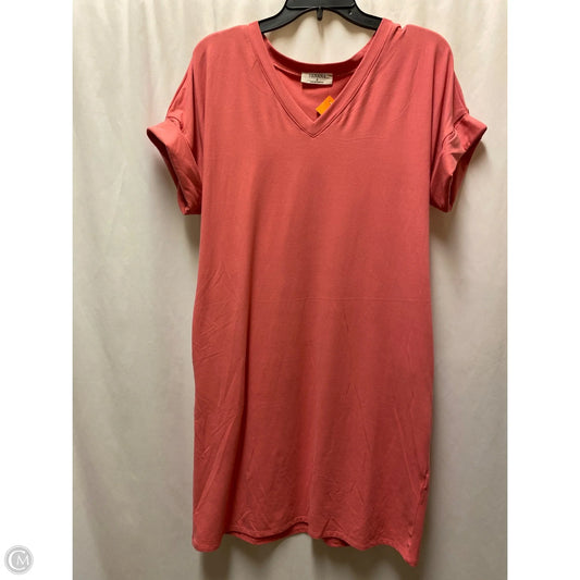 Dress Casual Midi By Zenana In Pink, Size: S