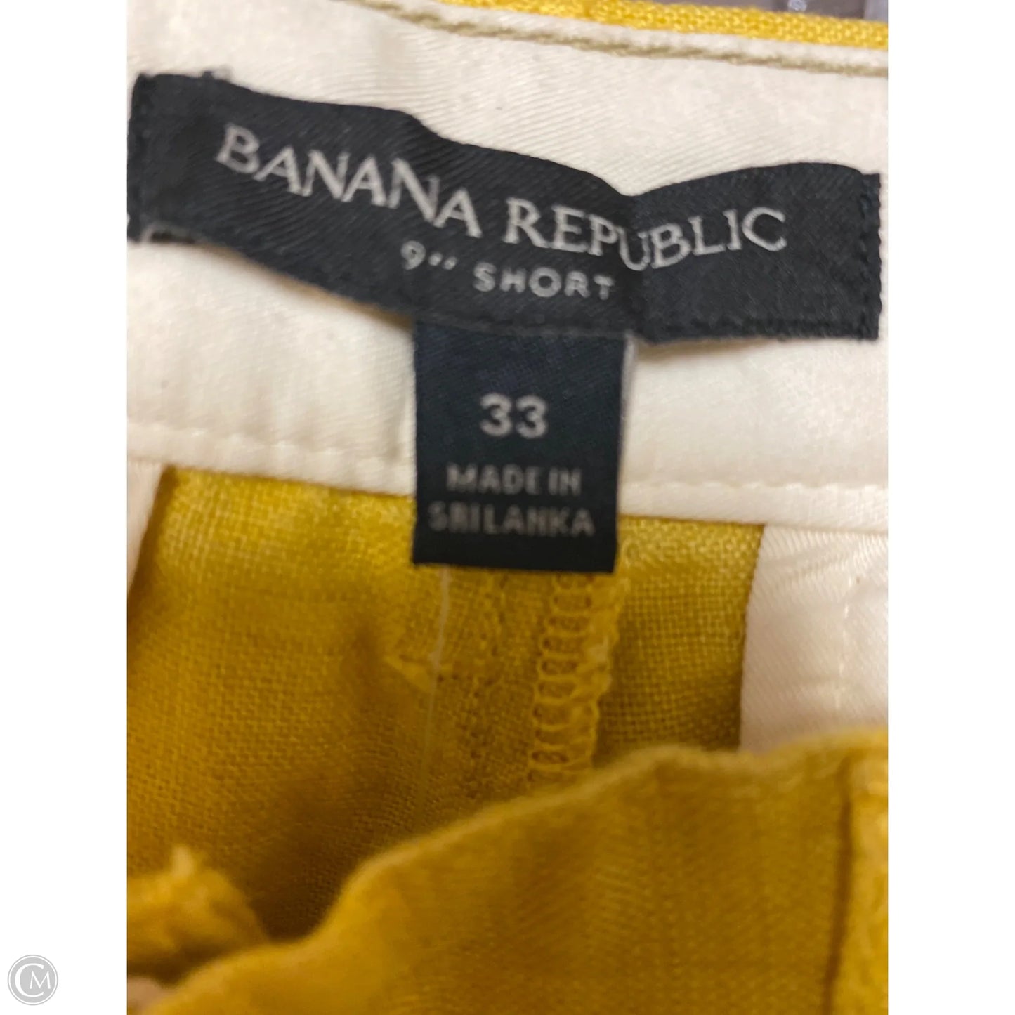 Shorts By Banana Republic In Yellow, Size: 16