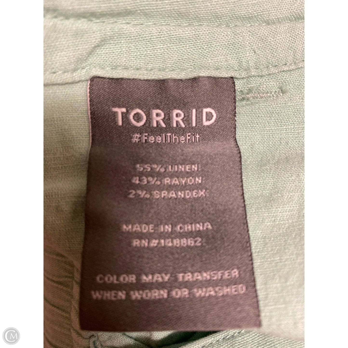 Shorts By Torrid In Green, Size: 26