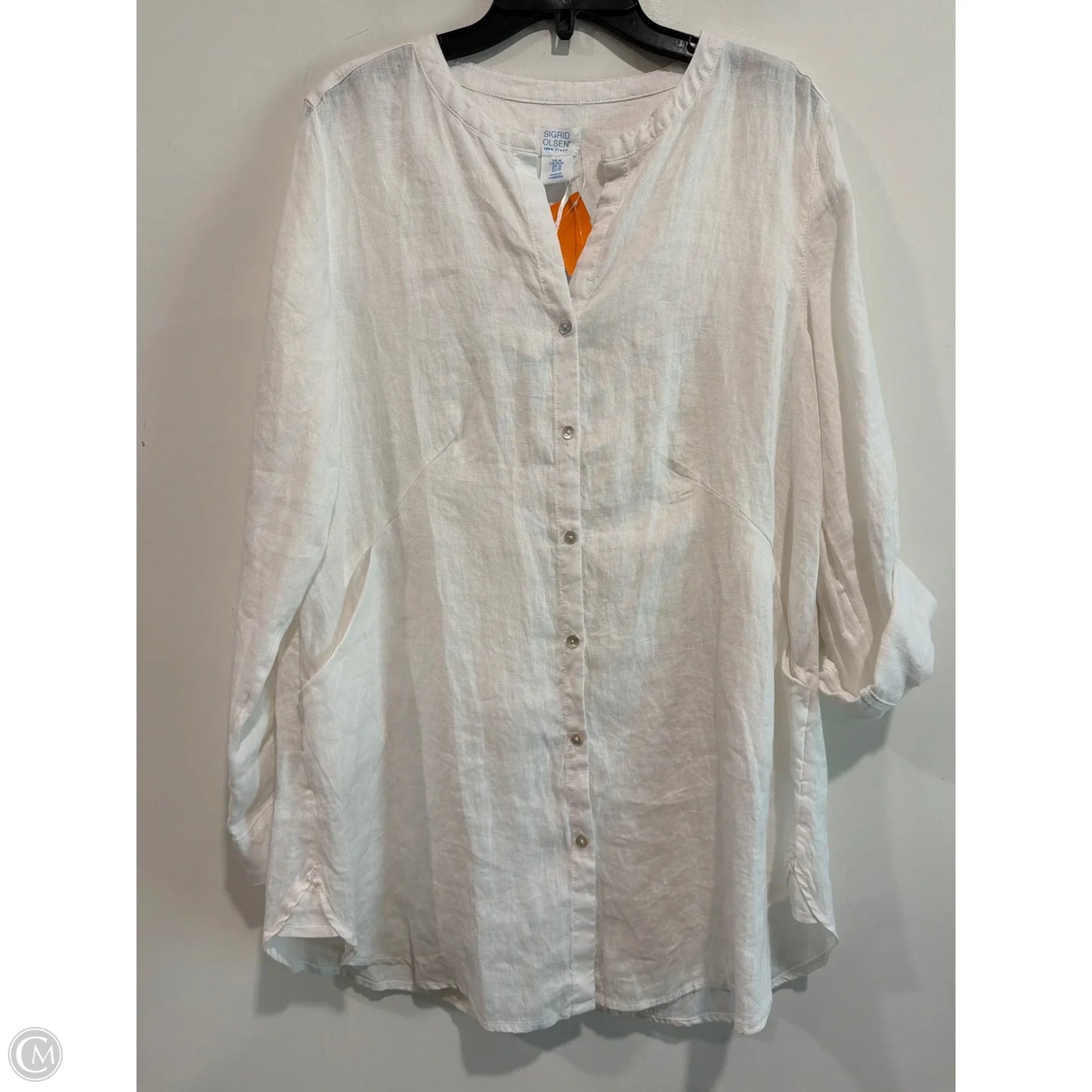 Swimwear Cover-up By Sigrid Olsen In White, Size: M