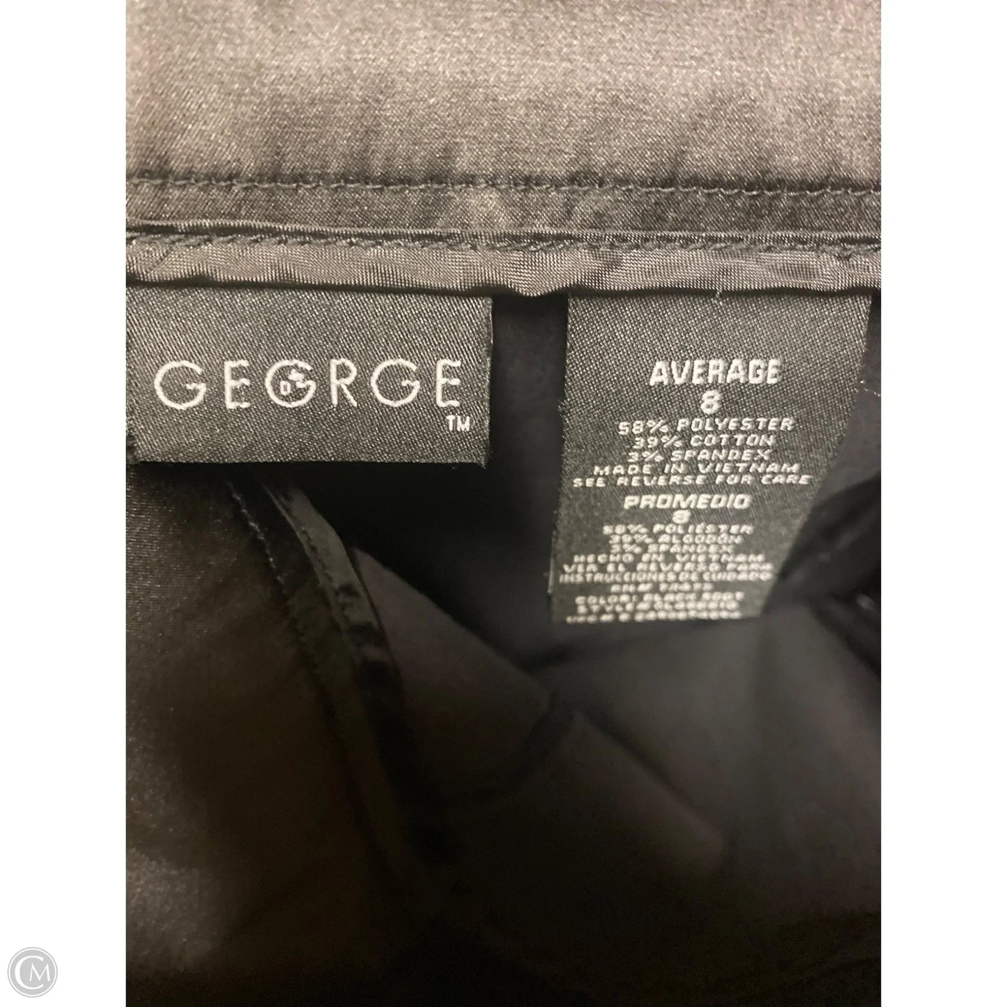 Skirt Mini & Short By George In Black, Size: 8