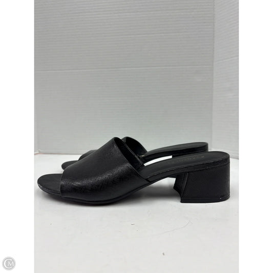 Sandals Heels Block By Aerosoles In Black, Size: 10