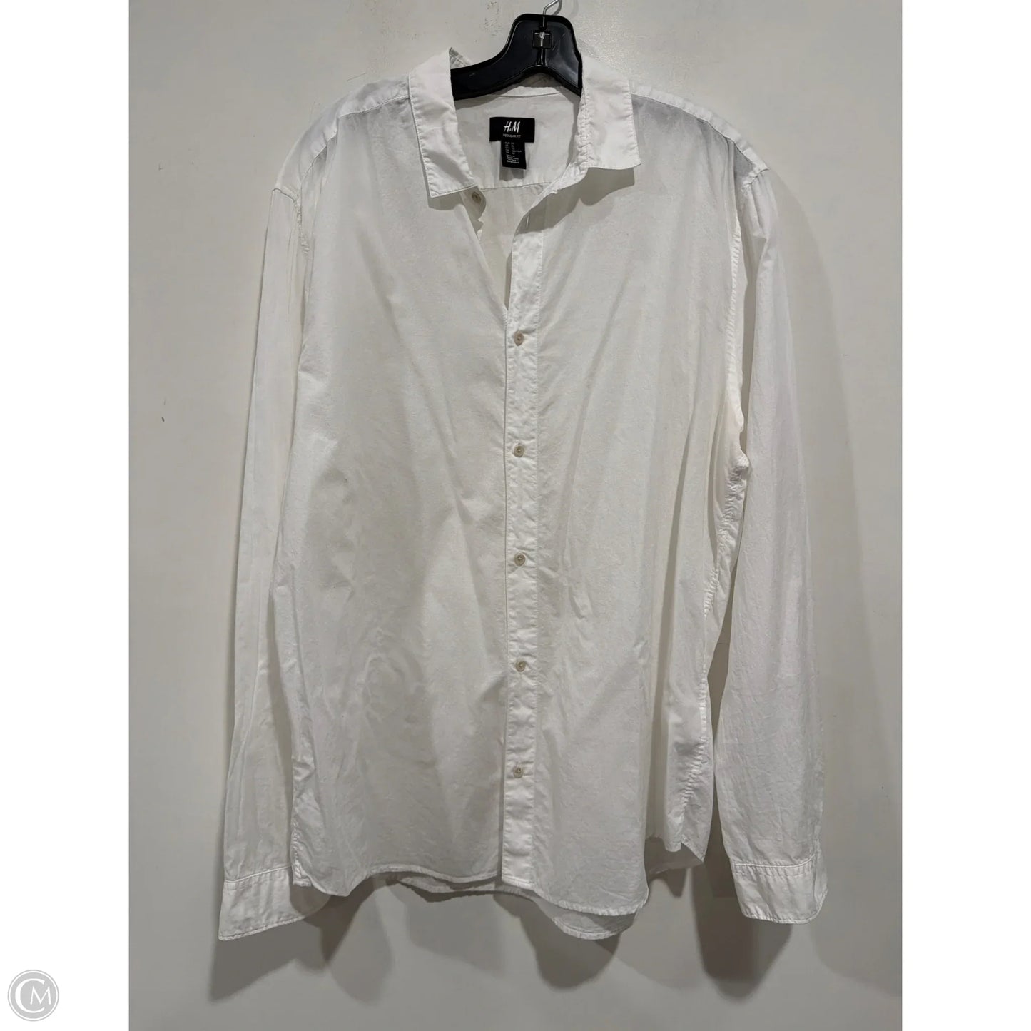 Top Long Sleeve By H&m In White, Size: Xl