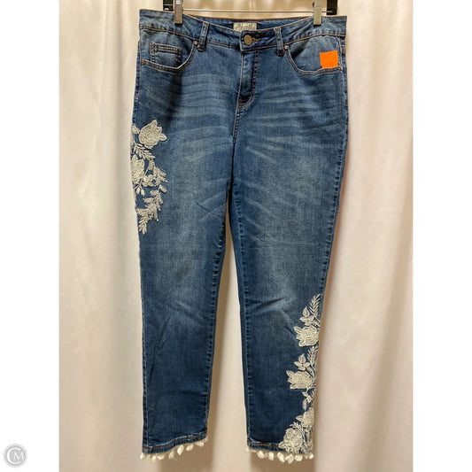 Jeans Straight By Clothes Mentor In Blue Denim, Size: 12