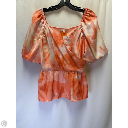 Top Short Sleeve By Skies Are Blue In Pink, Size: S