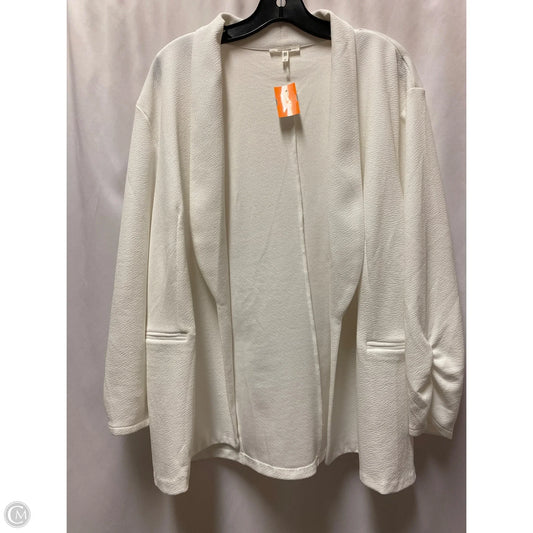 Blazer By Maurices In White, Size: 3x