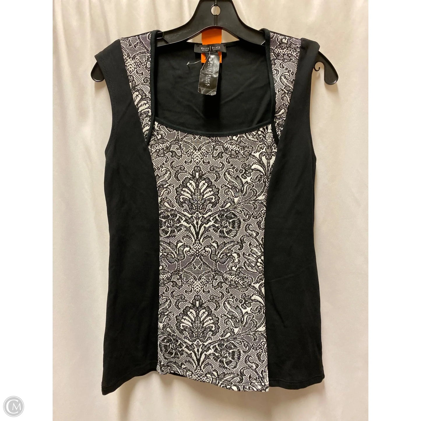 Top Sleeveless By White House Black Market In Black & White, Size: M