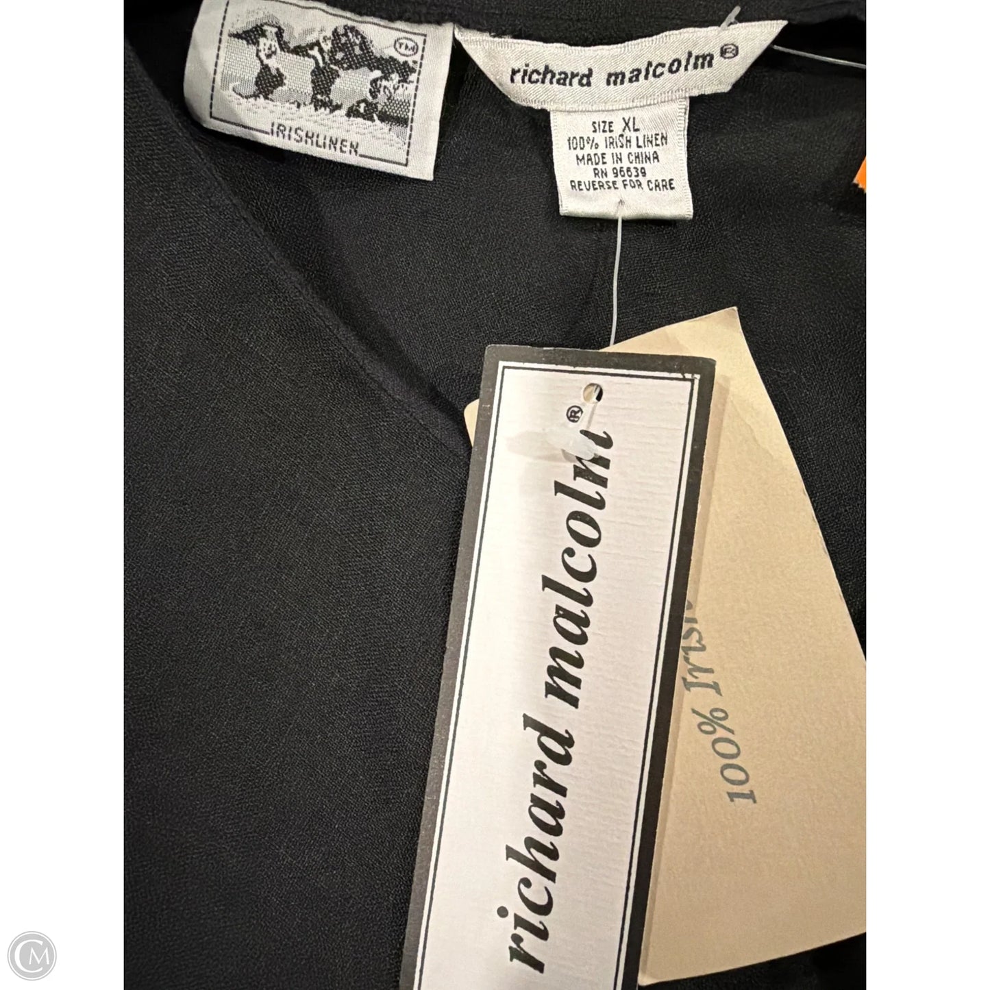 Top Short Sleeve By Clothes Mentor In Black, Size: Xl