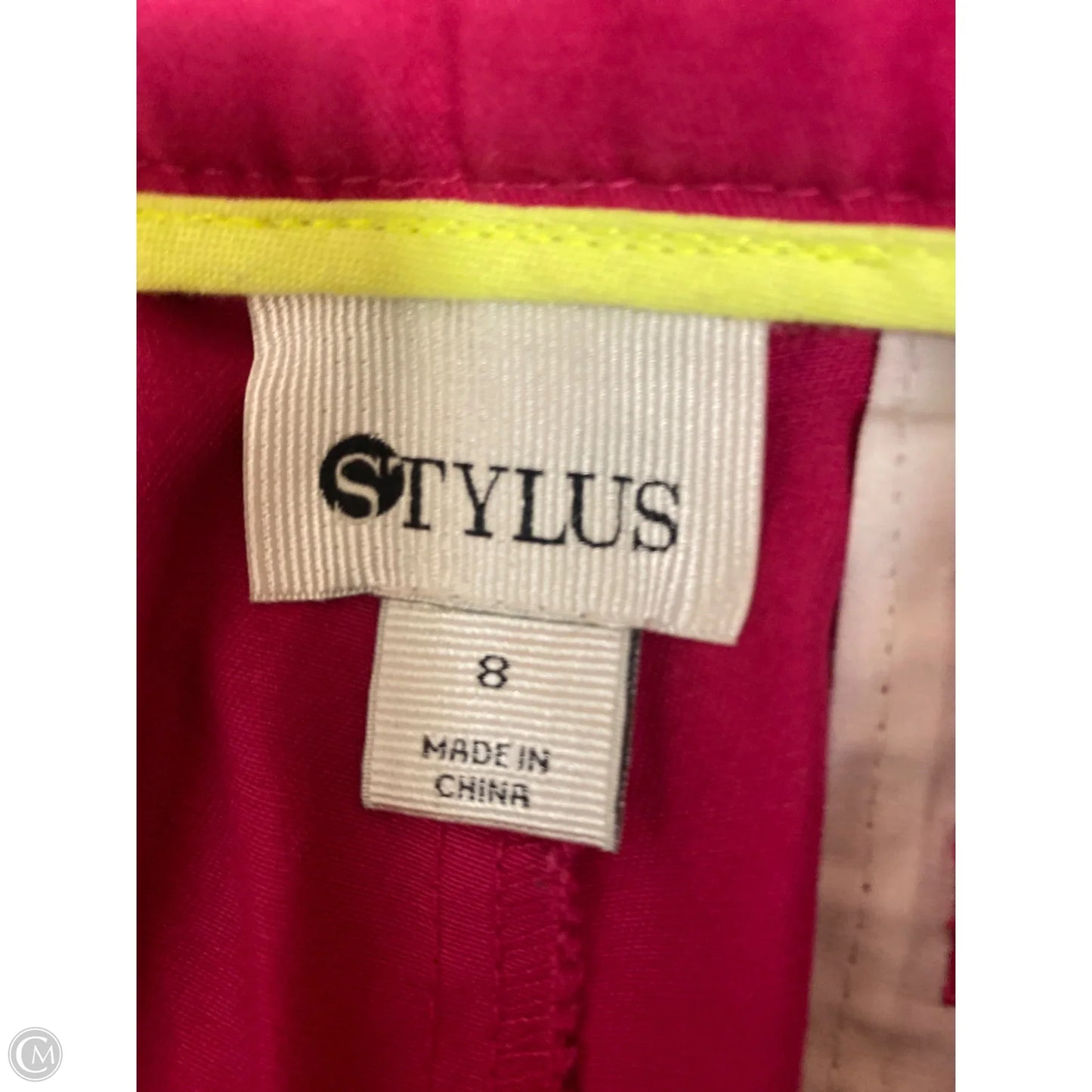 Shorts By Stylus In Pink, Size: 8