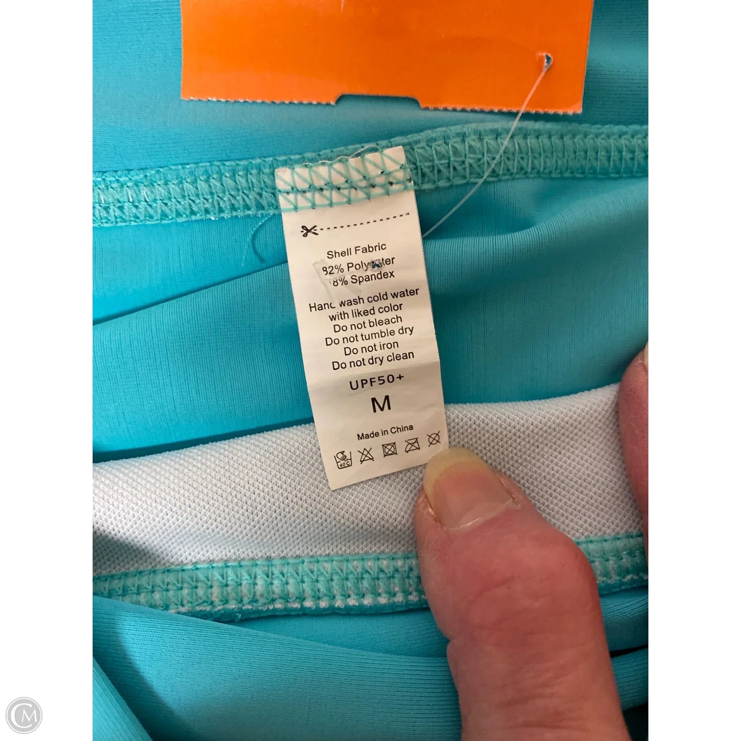 Swimsuit Bottom By Clothes Mentor In Teal, Size: M