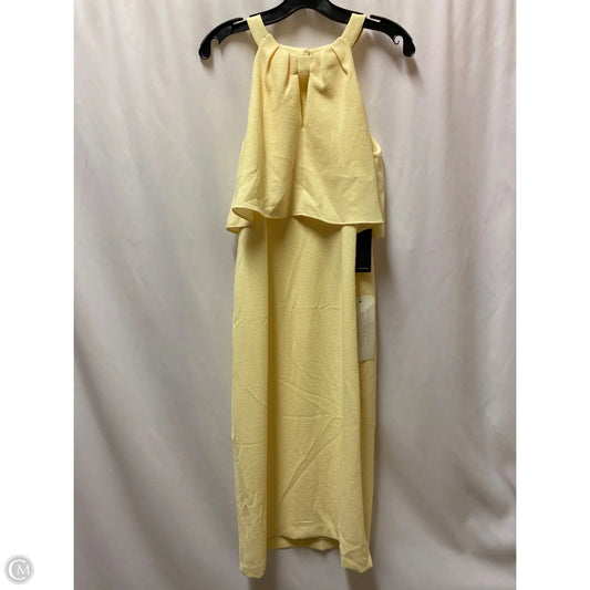 Dress Casual Maxi By Adrianna Papell In Yellow, Size: S