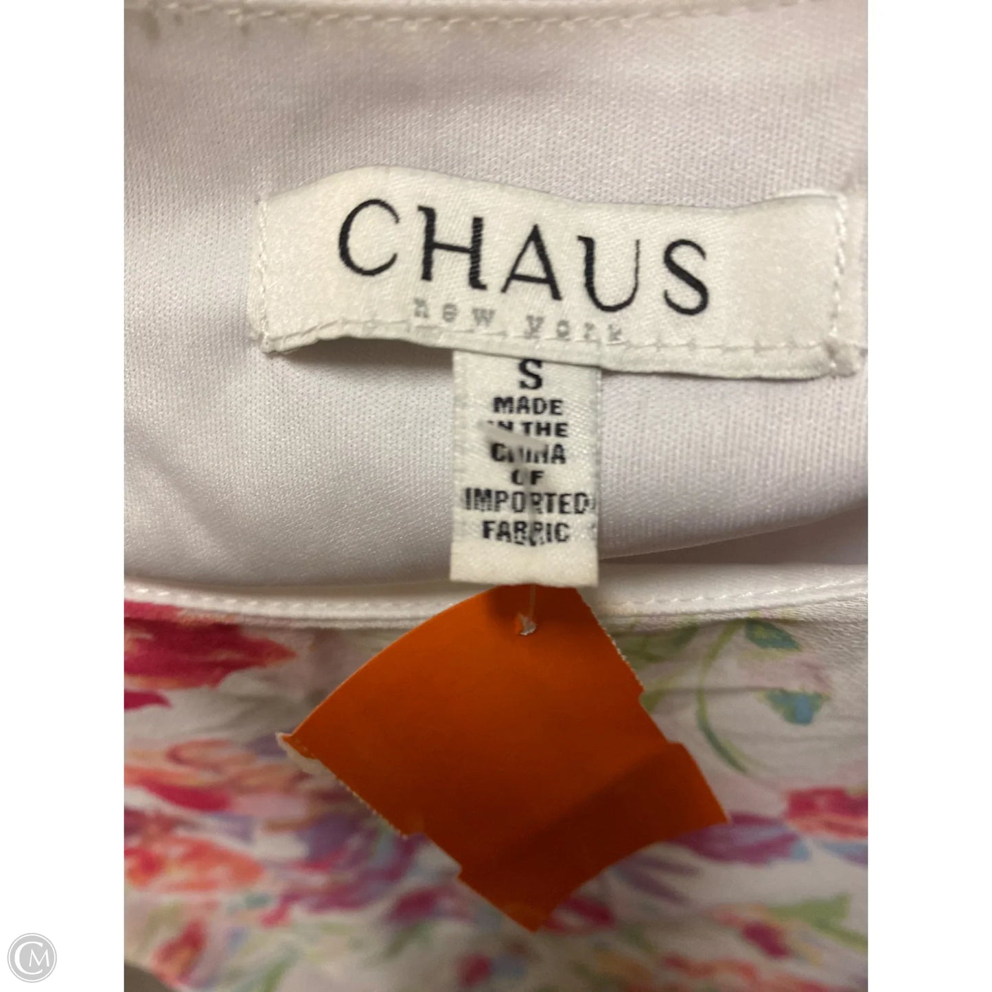 Top Short Sleeve By Chaus In White, Size: S