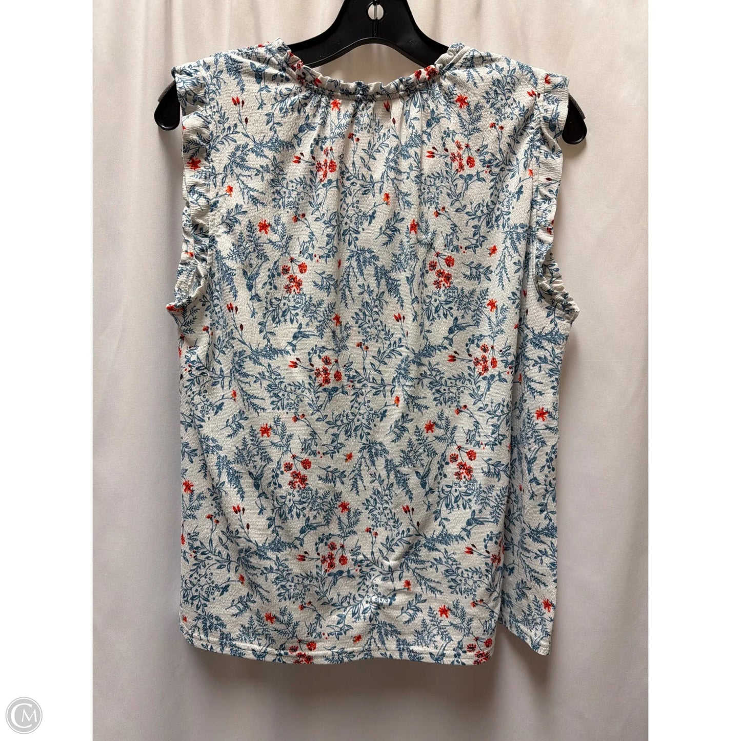 Top Sleeveless By Melloday In White, Size: L