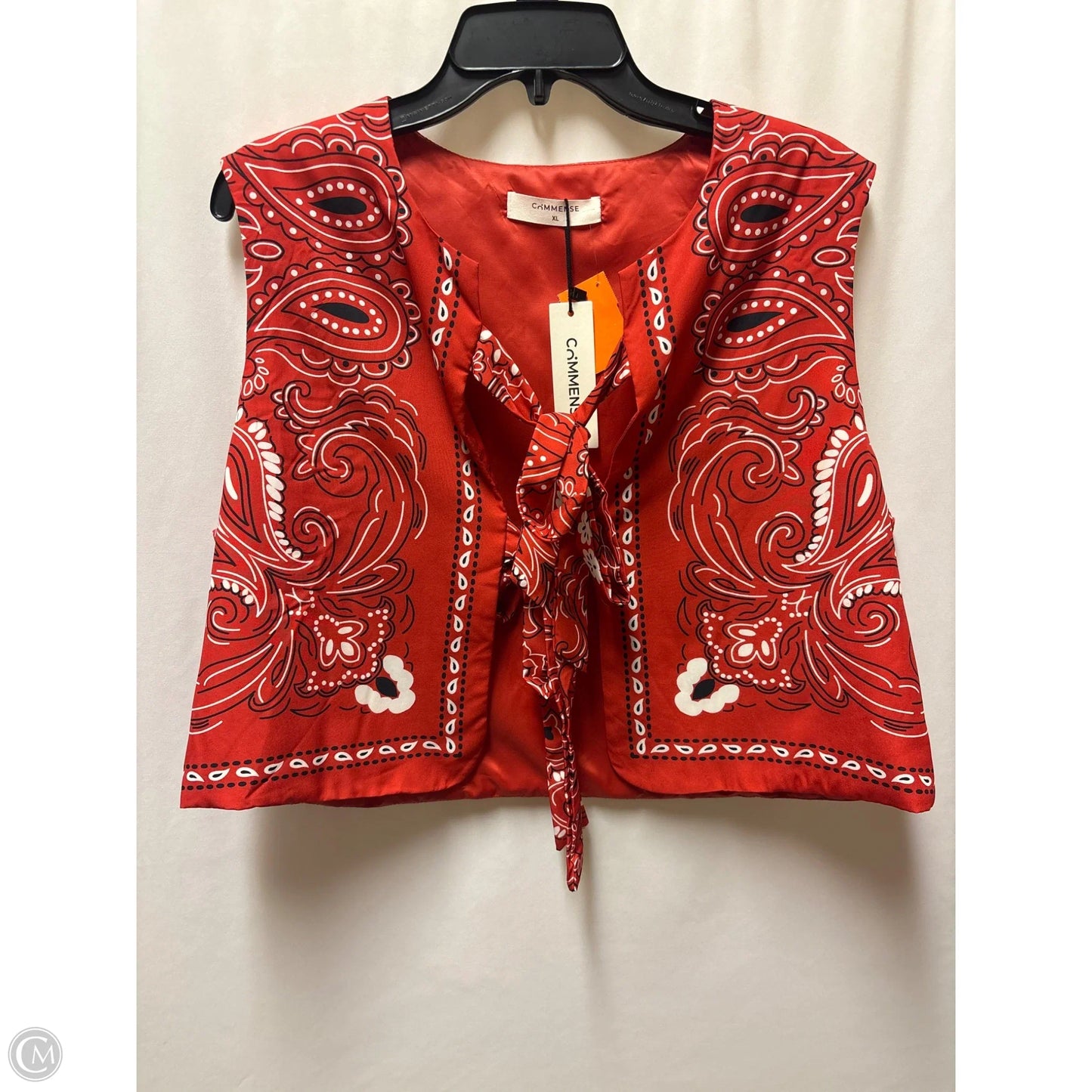 Vest Other By Commense In Red, Size: Xl